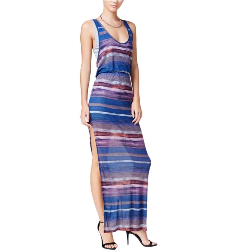 Chelsea Sky Womens Layered Maxi Dress, NWT